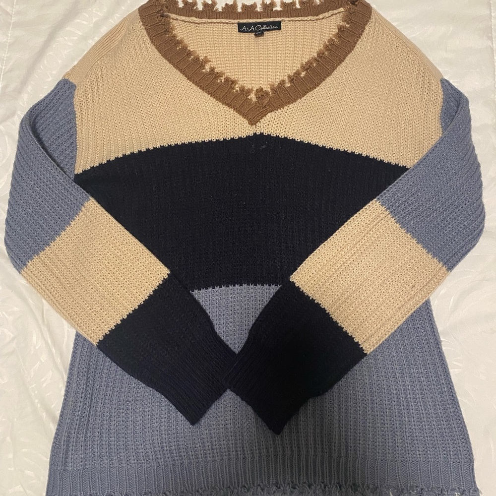 A + A collection crochet sweater